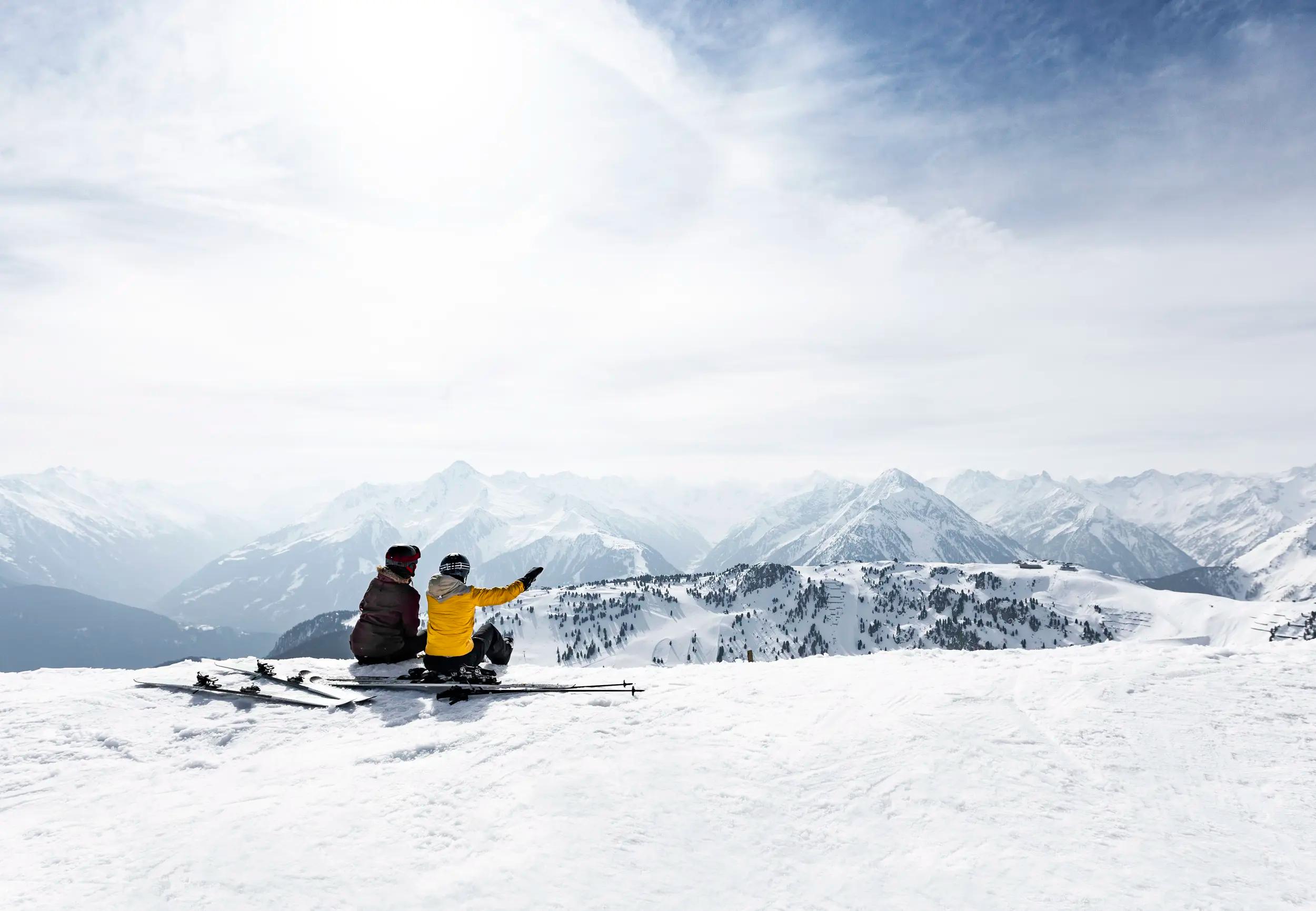 Skinetworks Nortlander Mayrhofen 7 Winter Aussicht